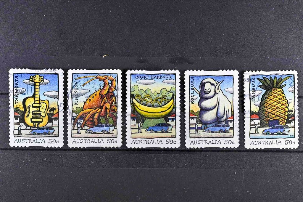 postzegels Australië 2007, Ophalen of Verzenden, Gestempeld