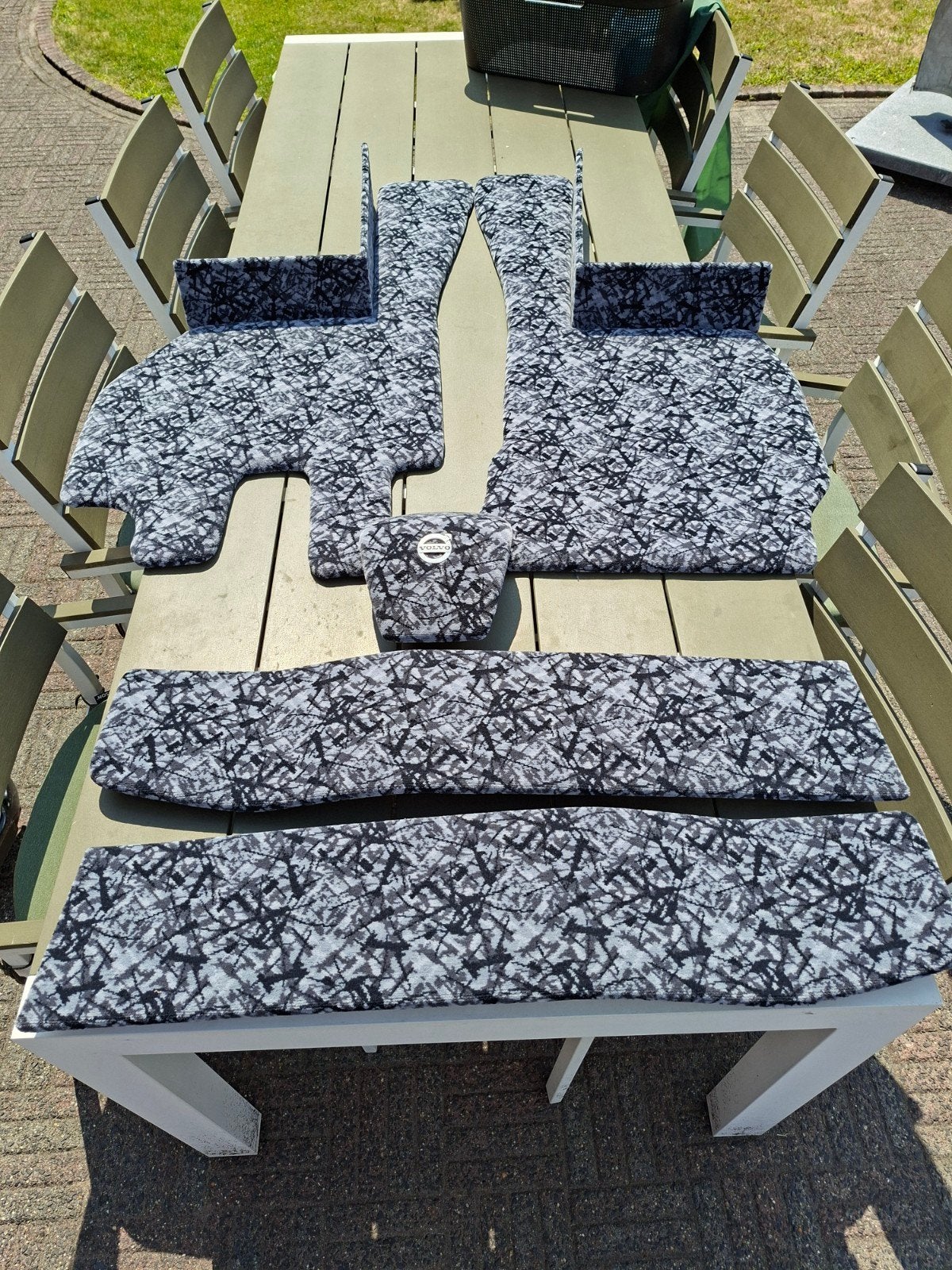 Set deens pluche grijs volvo FH 4 FH 5 Aero, Ophalen, Nieuw, Volvo, Interieur en Bekleding