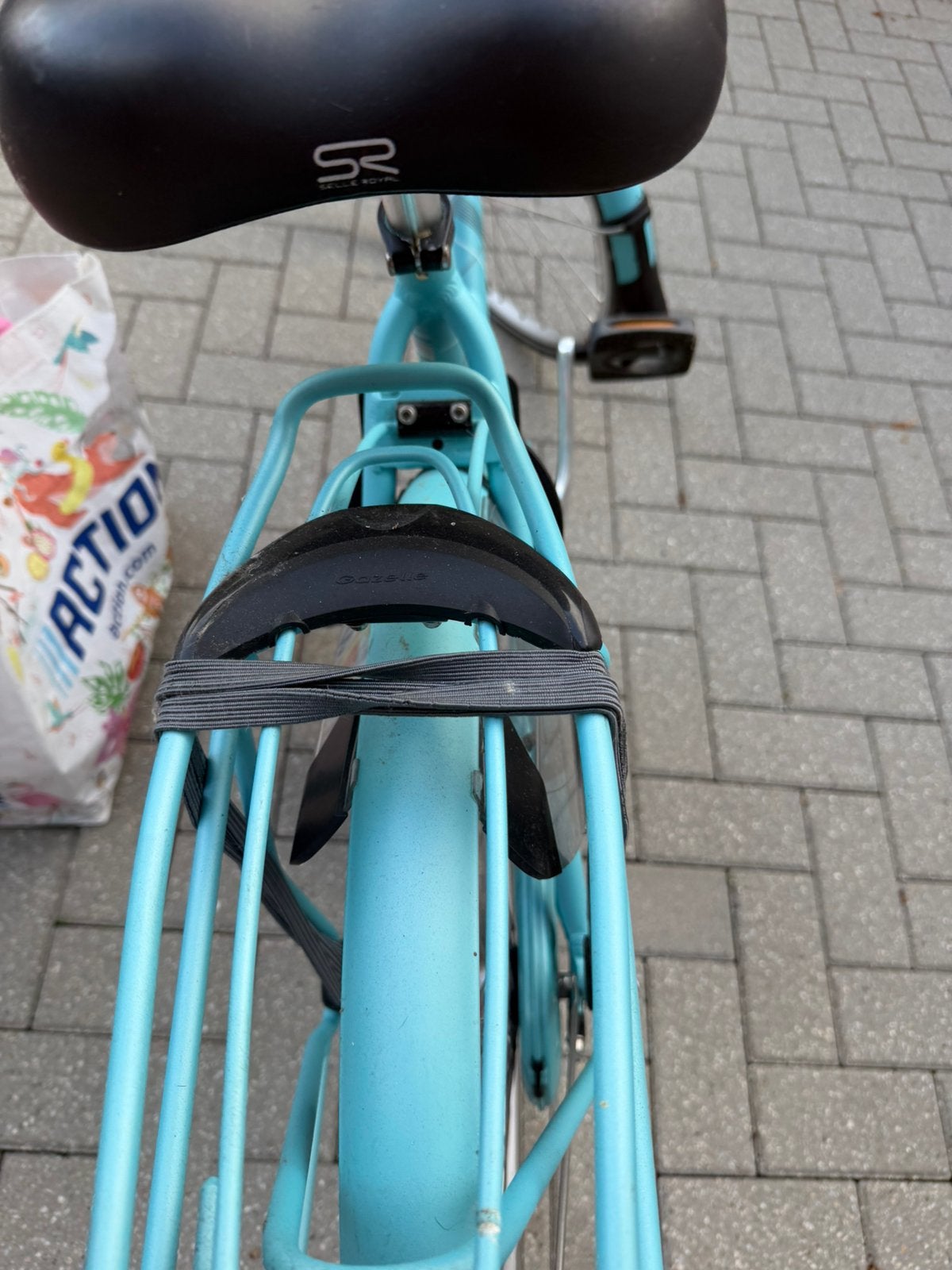 Te koop: Gazelle damesfiets in mooie turquoise kleur., Ophalen