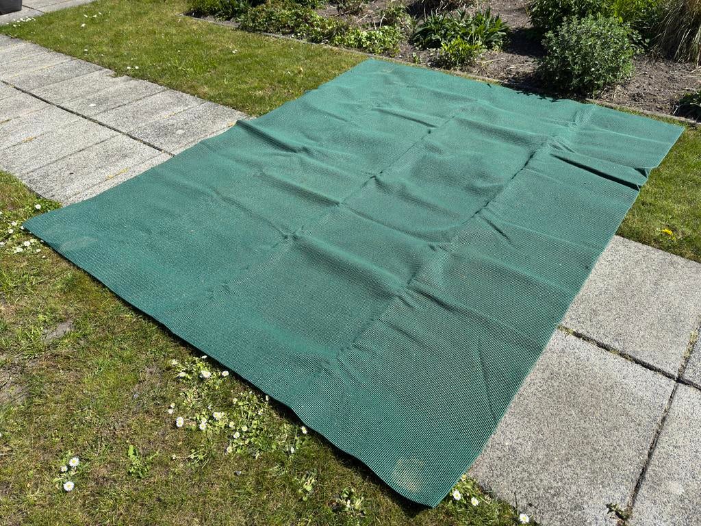 Groen Tenttapijt 400 x 240 cm, Caravans en Kamperen, Ophalen, Zo goed als nieuw