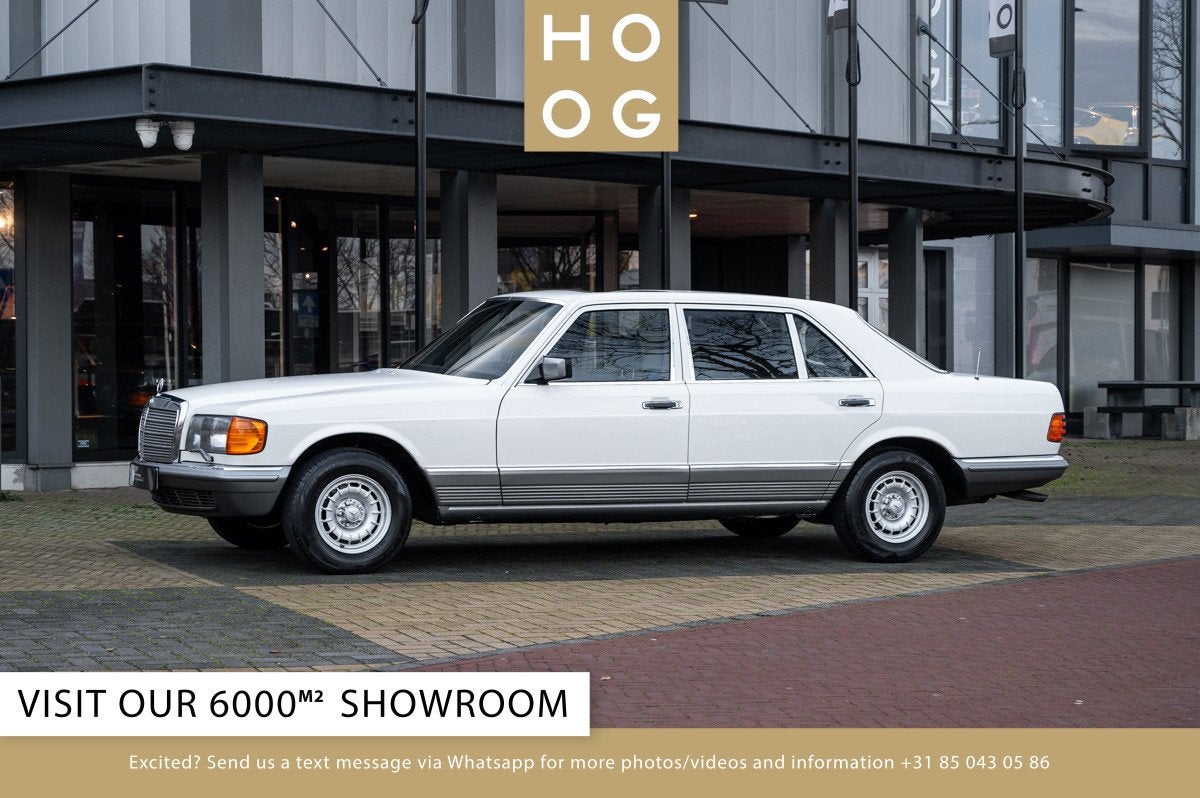 Mercedes-Benz S-Klasse 500 SEL (W126) (bj 1984, automaat), Gebruikt, 8 cilinders, Wit, Bedrijf