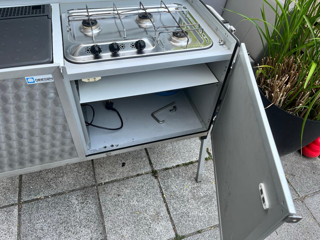 Vouwwagen Buitenkeuken ook geschikt voor Holtkamper, Caravans en Kamperen, Kampeeraccessoires, Ophalen, Gebruikt