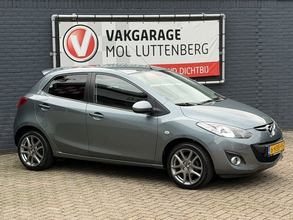 MAZDA 2 1.3 84pk 5D GT-Navigator AIRCO, STOELVERWARMING, TRE, Auto's, Stof, Gebruikt, 31 €/maand, 4 cilinders