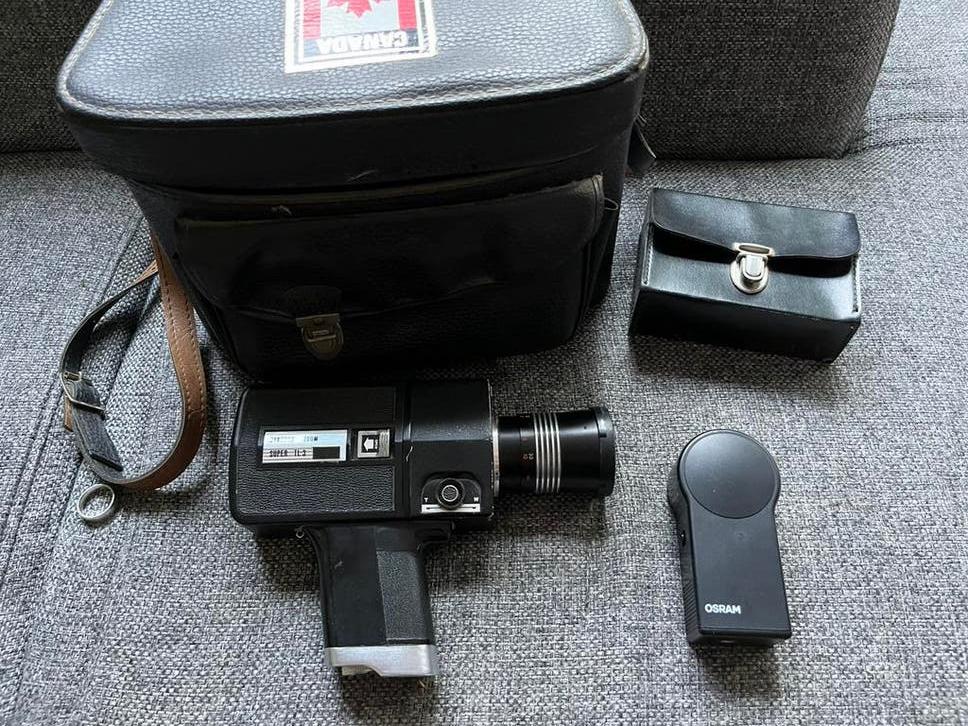Vintage Super TL-3 Super 8 filmcamera, Ophalen, 8mm