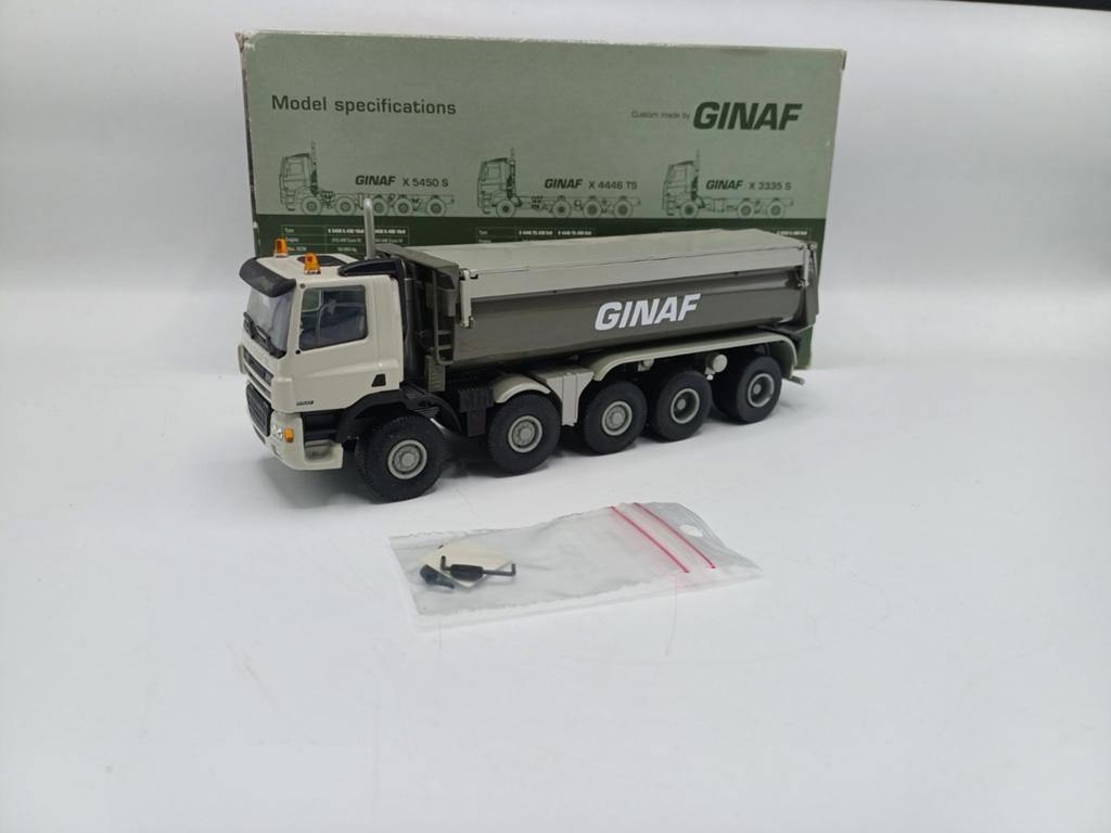 Tematoys Ginaf 5as kipper demo, Ophalen of Verzenden, Zo goed als nieuw, Bus of Vrachtwagen, Lion Toys