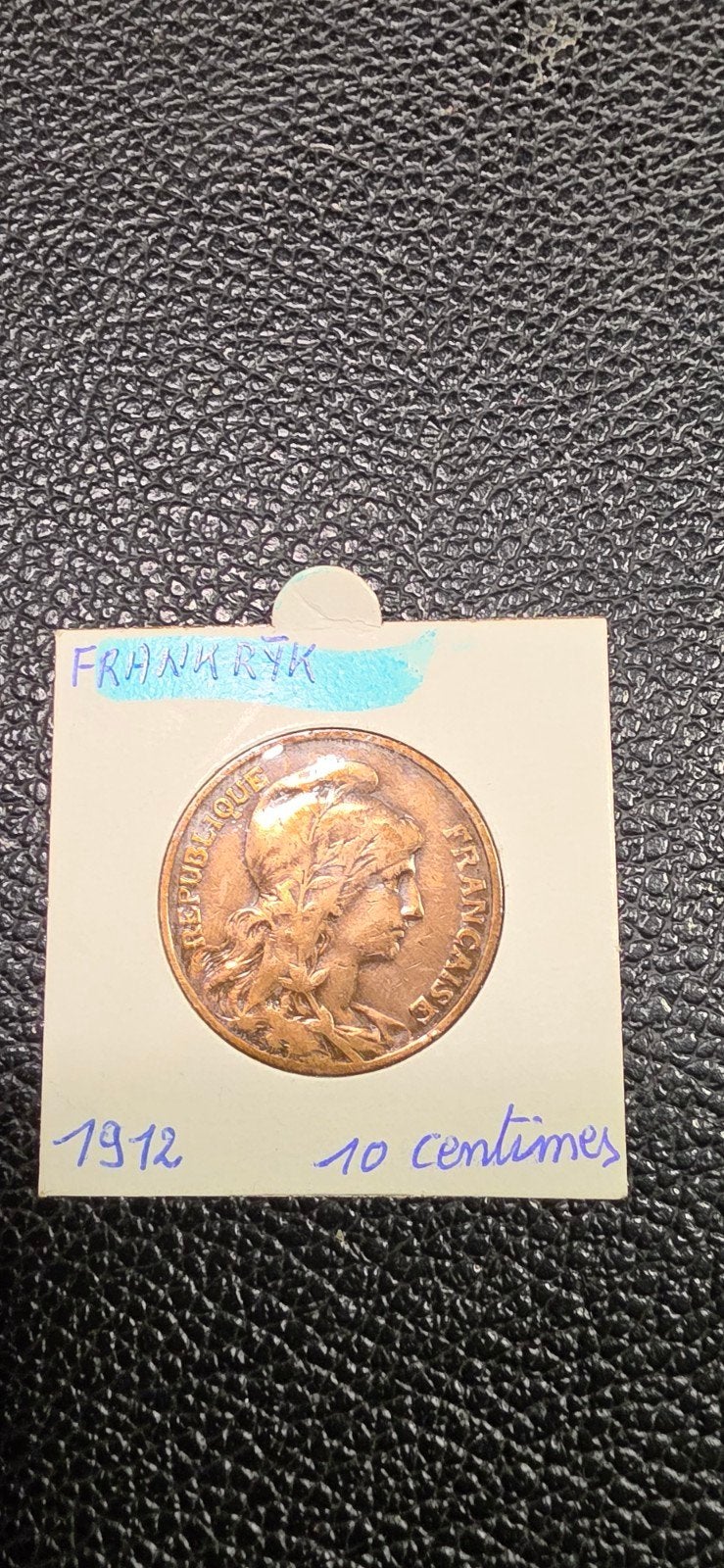 Frankrijk 10 centimes 1912, Ophalen of Verzenden, Frankrijk