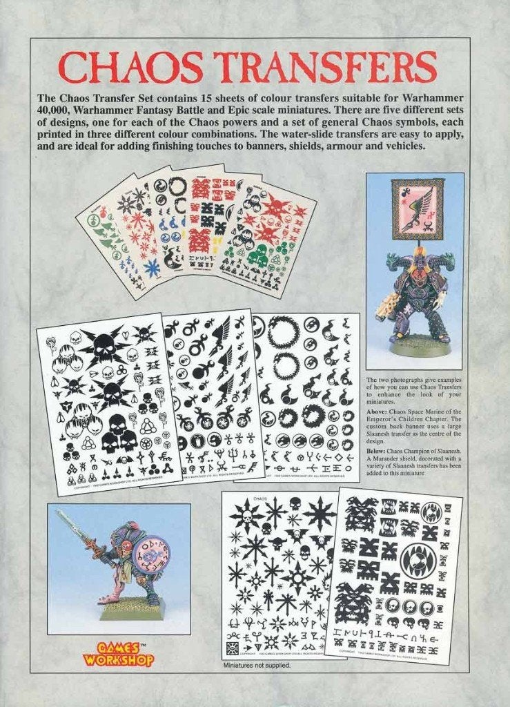 Blister - Chaos Transfers 1992, Hobby en Vrije tijd, Wargaming, Verzenden, Nieuw, Warhammer 40000, Figuurtje(s)
