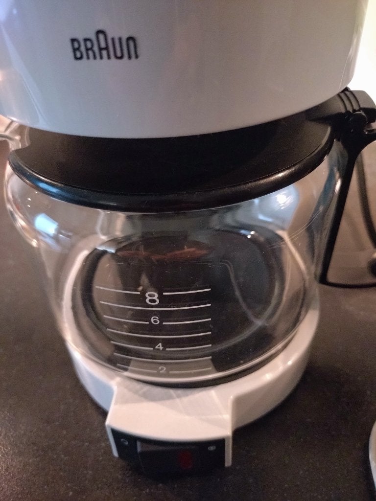 Glazen koffiekan, Witgoed en Apparatuur, Koffiezetapparaten, Ophalen, Zo goed als nieuw, Overige modellen, Gemalen koffie