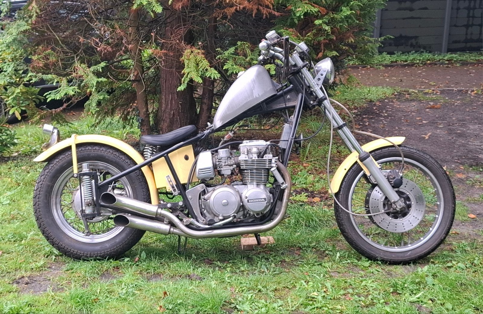 Santee Chopper Honda CB650 plunjer hardtail Uncle Bunt, 4 cilinders, Chopper, Gebruikt, Meer dan 35 kW