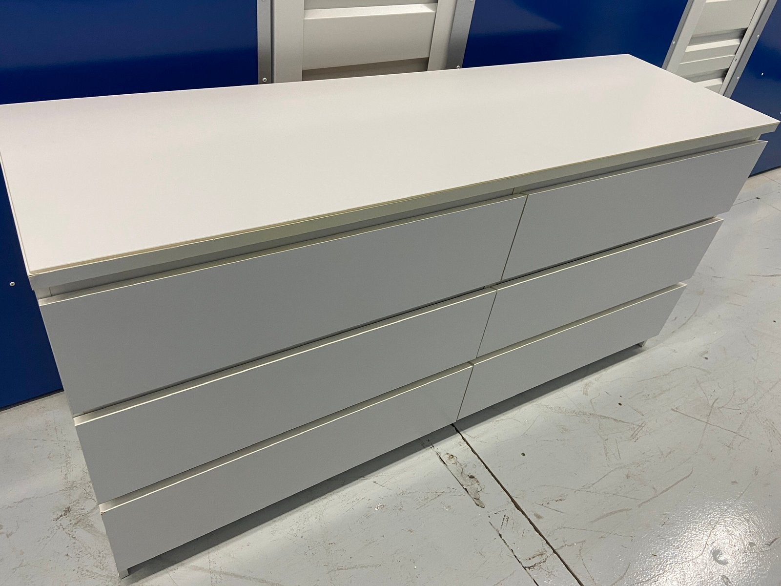 Malm Ladekast 6 lades en glasplaat, Ophalen of Verzenden, Zo goed als nieuw, 25 tot 50 cm, Minder dan 100 cm