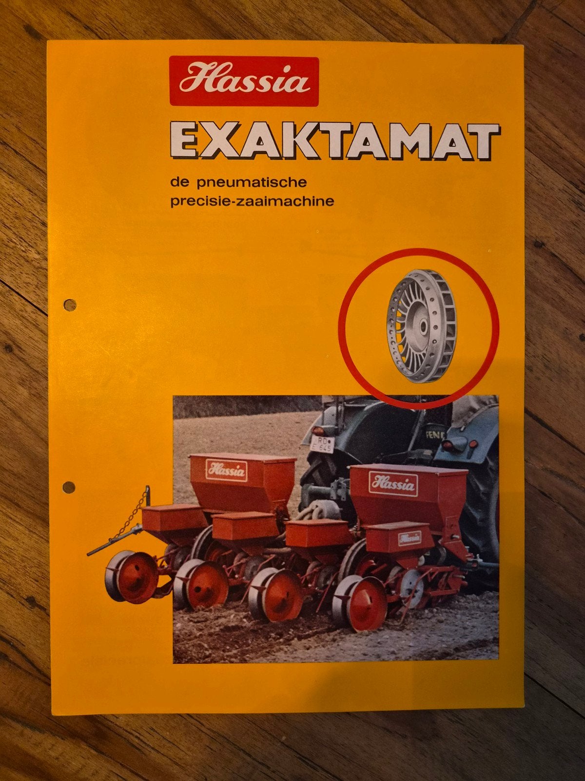 tractor folder Hassia EXAKTAMAT zaaimachine, Ophalen of Verzenden