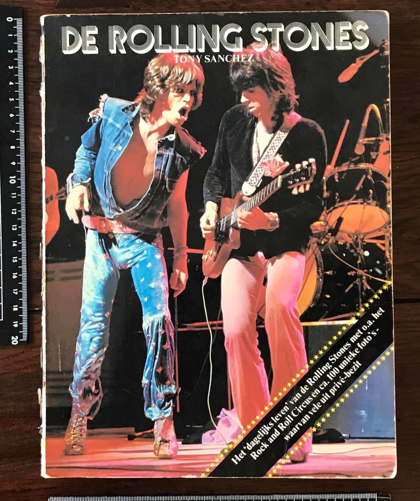 Oud Rolling Stones boek 1978, Ophalen of Verzenden, Gebruikt, Overige typen