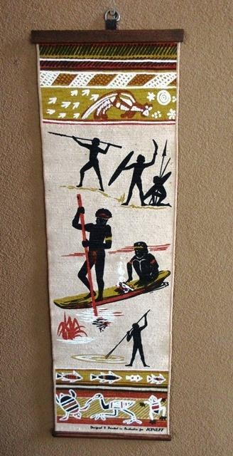 Aboriginals Joneff Australie wanddecoratie decoratie vintage, Ophalen of Verzenden