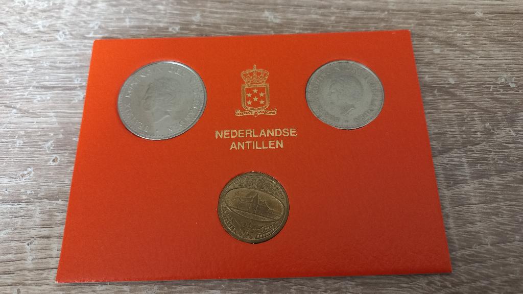 Muntset Nederlandse Antillen 1980, Postzegels en Munten, Munten | Nederland, Setje, Koningin Beatrix, Zilver, Overige waardes