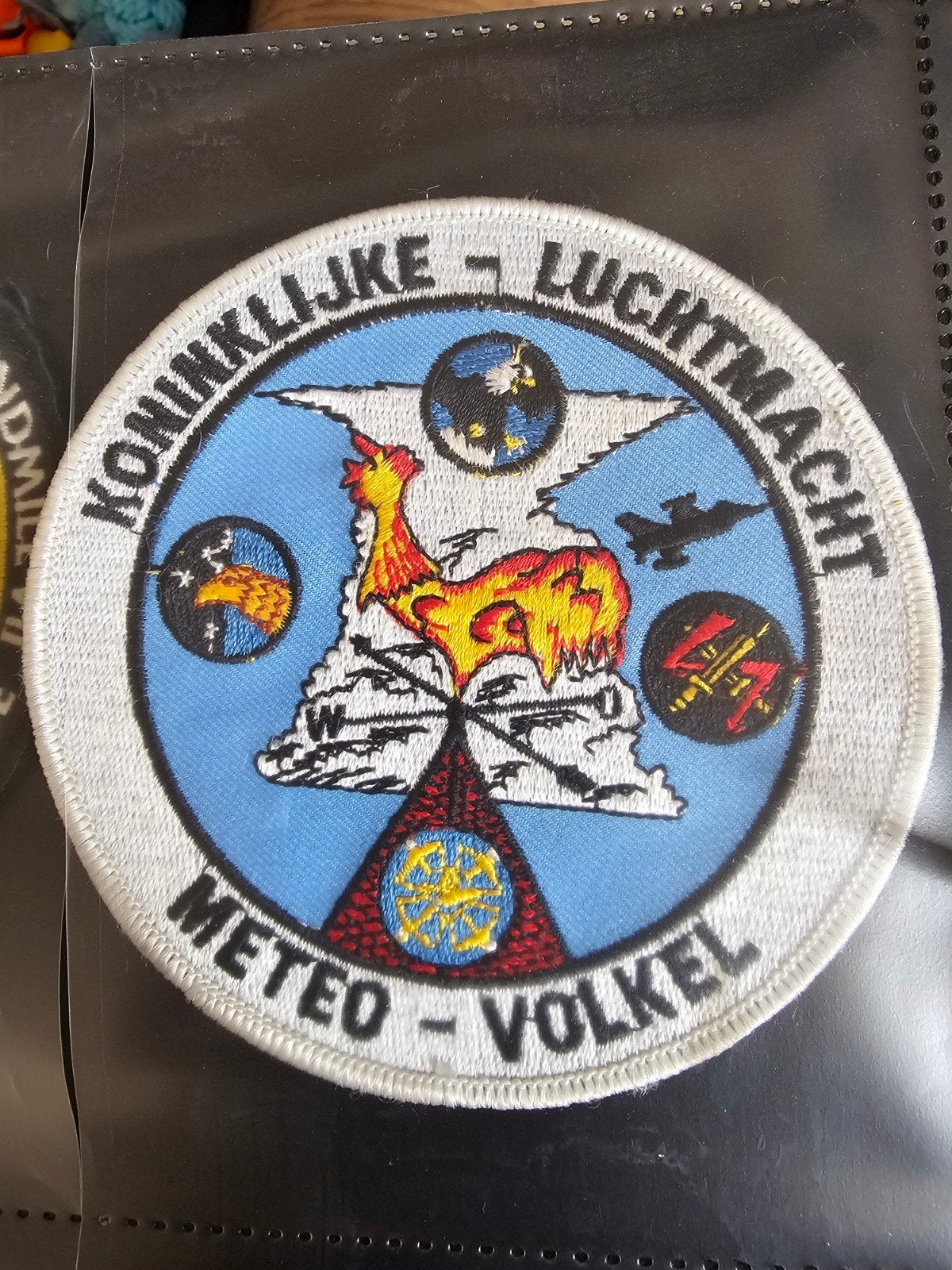 Volkel meteo, Ophalen of Verzenden, Gebruikt, Patch, Badge of Embleem