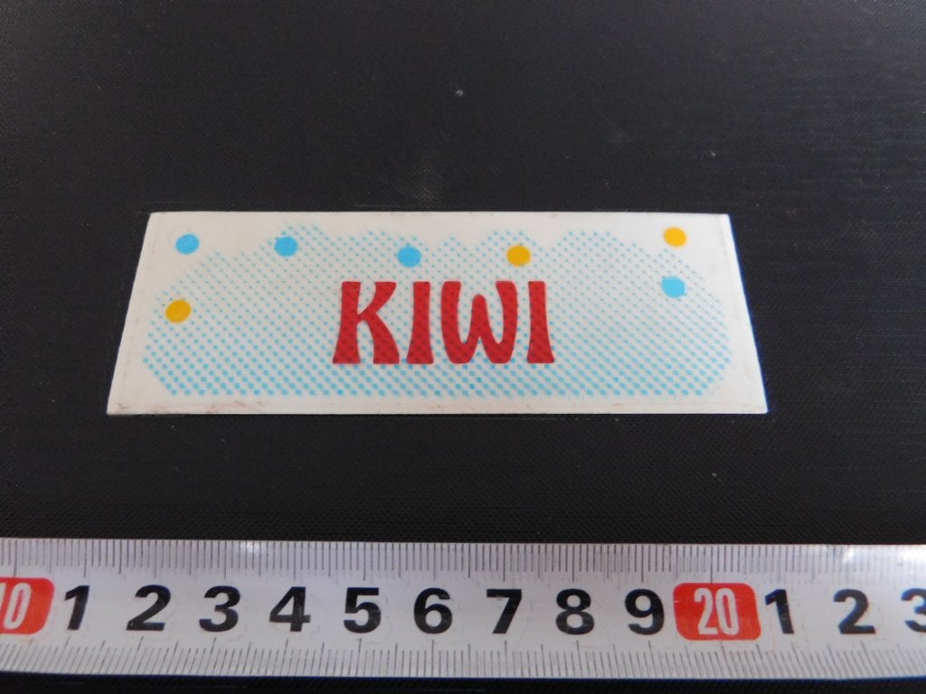 sticker transparant KIWI *, Ophalen, Zo goed als nieuw