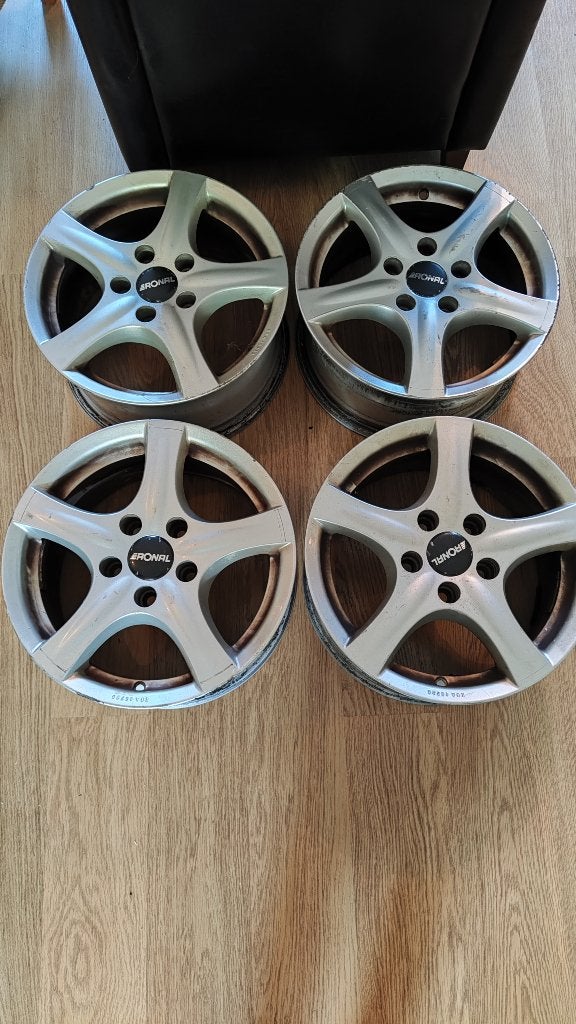 Ronal 15inch velgen, Auto-onderdelen, Ophalen, Gebruikt, 15 inch, Velg(en)