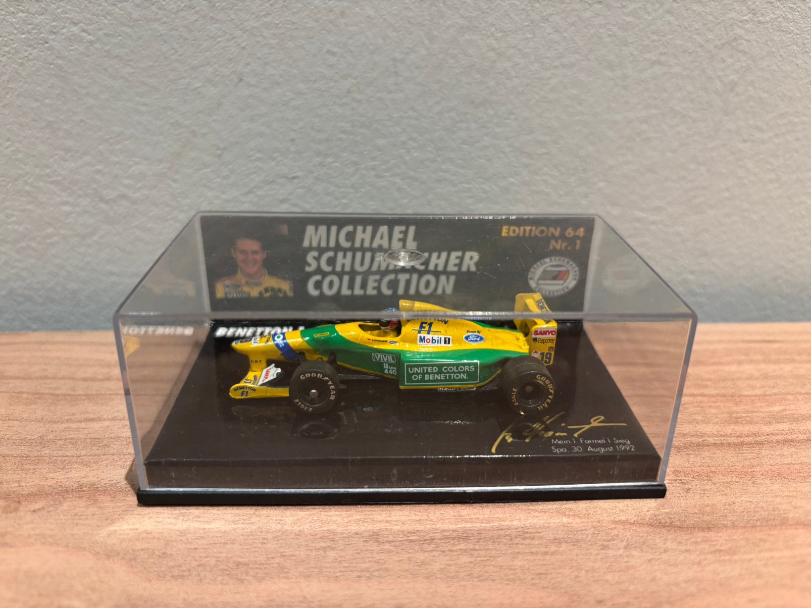 Michael schumacher model spa 1992, Ophalen of Verzenden, Zo goed als nieuw, Formule 1