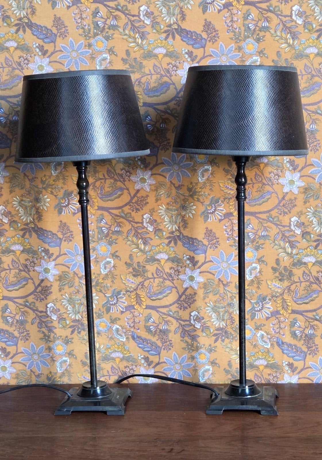 2 klassieke tafellampen schemerlampen !, Ophalen of Verzenden