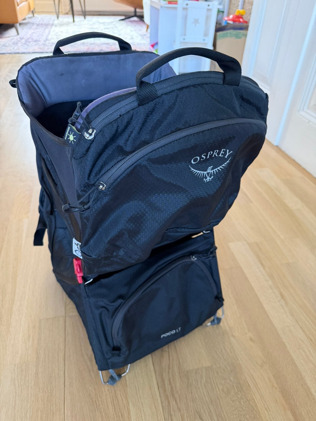 Osprey Poco lite Carrier for hiking with toddler, Overige merken, Ophalen of Verzenden, Zo goed als nieuw, Rug