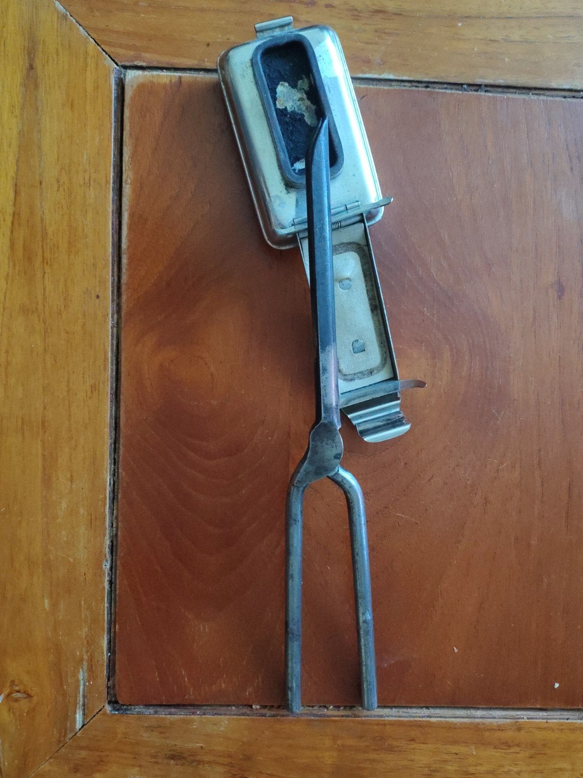 Vintage Krultang met Verwarmingsdoosje, Ophalen of Verzenden