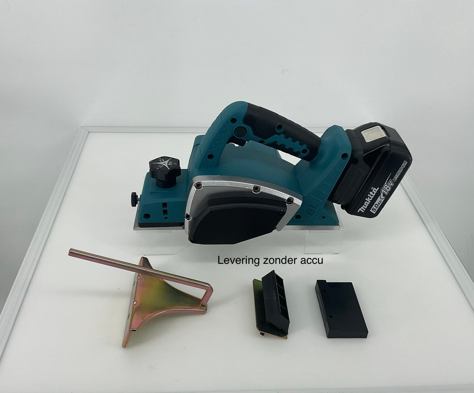 Nieuwe accu schaafmachine werkend op Makita 18V LXT accu’s, Ophalen of Verzenden, Nieuw