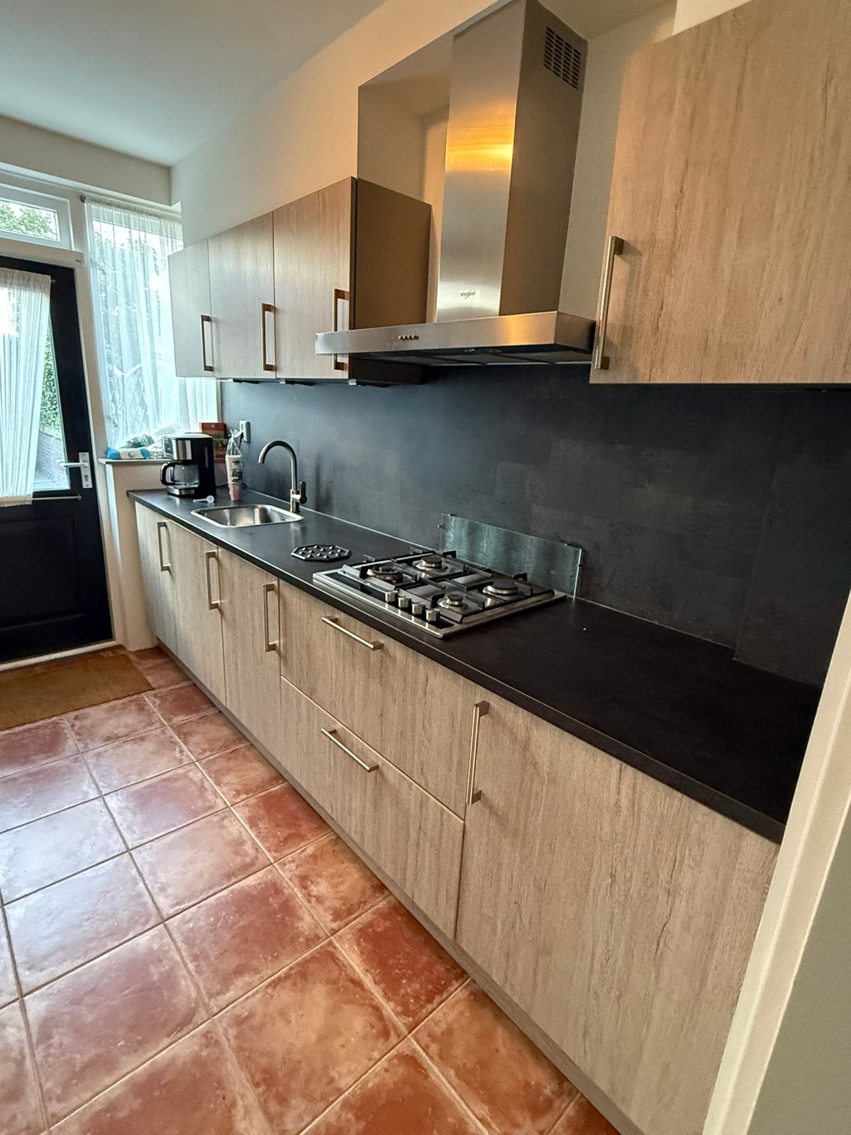 Compete keuken 3 jaar oud inclusief siemens en whirlpool, Ophalen, Zo goed als nieuw