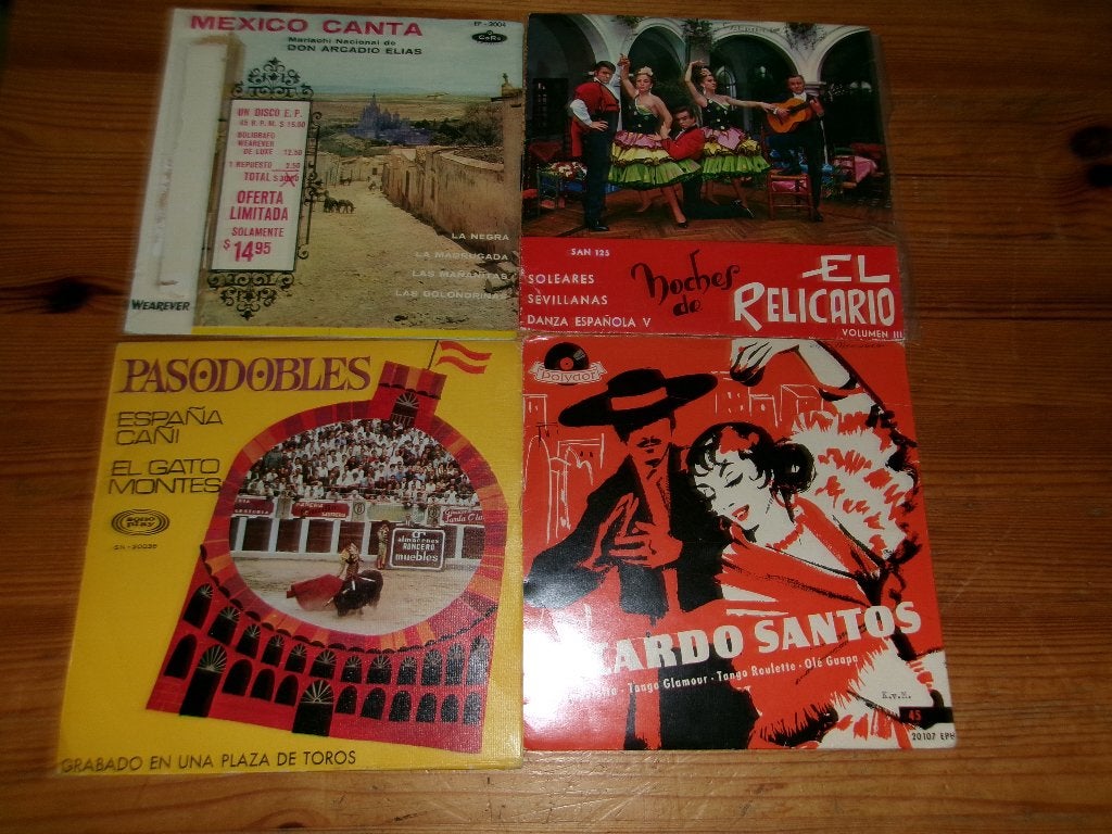 Diverse Singles - Pasodobles / Mexico …., Ophalen of Verzenden, Gebruikt, 7 inch, Wereldmuziek