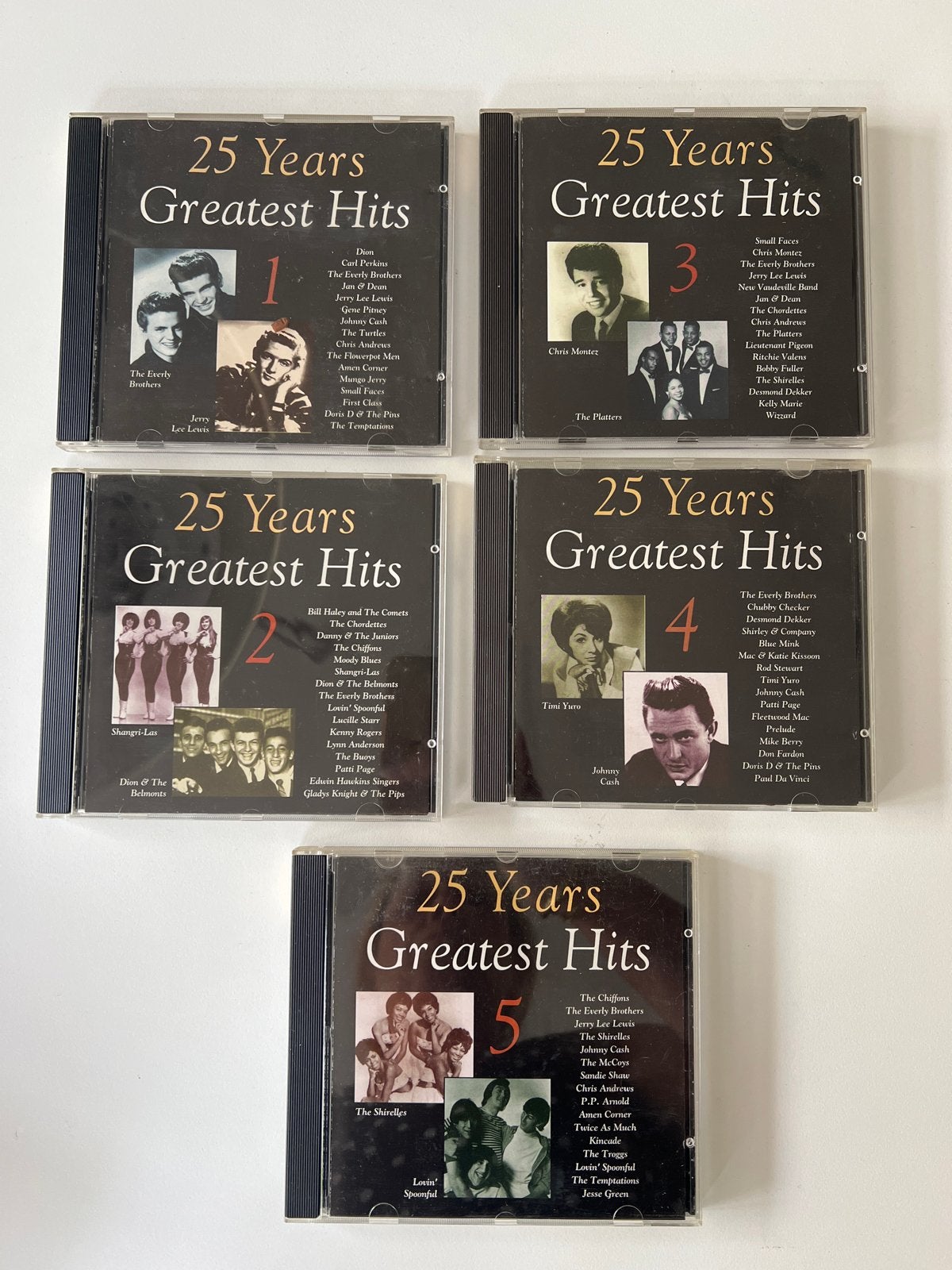 25 Years Greatest Hits - Complete CD Boxset (5 CD's), Ophalen of Verzenden, Gebruikt, Pop, Boxset