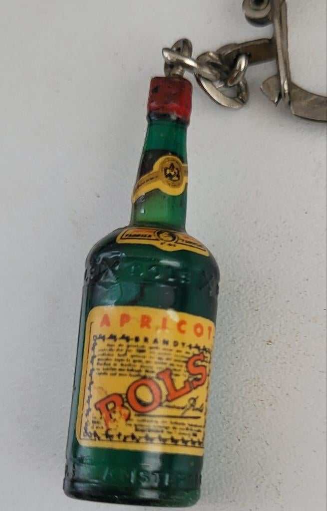 Vintage Bols Apricot Brandy Sleutelhanger, Ophalen of Verzenden, Gebruikt, Overige typen
