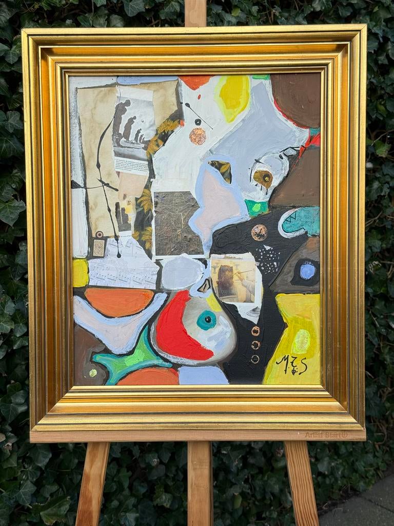Miquel Torner de Semir - Origineel Mixed Media Schilderij, Antiek en Kunst, Ophalen of Verzenden