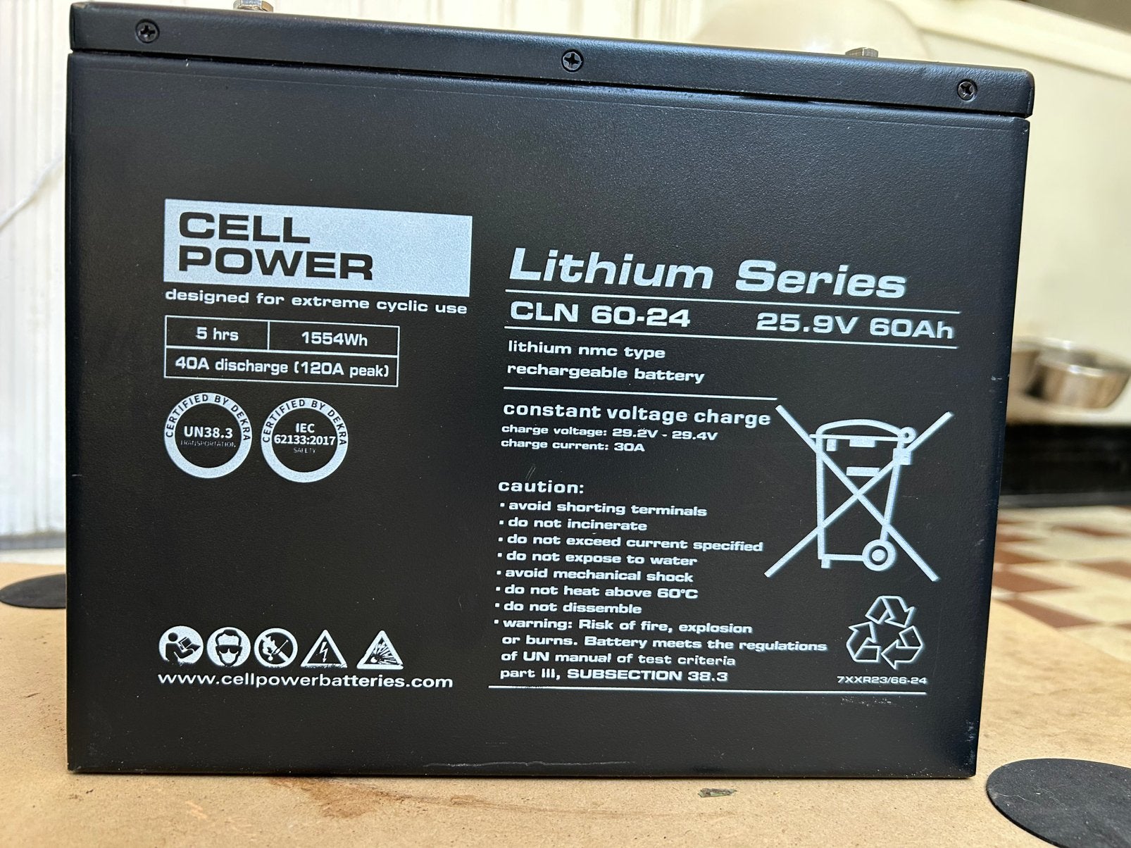 Cellpower lithiumaccu