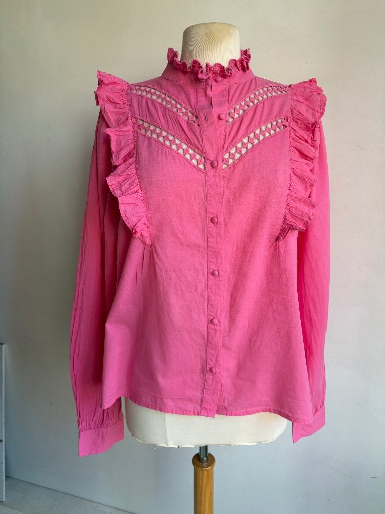 circle of trust blouse roze maat L, Verzenden, Maat 42/44 (L), Zo goed als nieuw, Roze