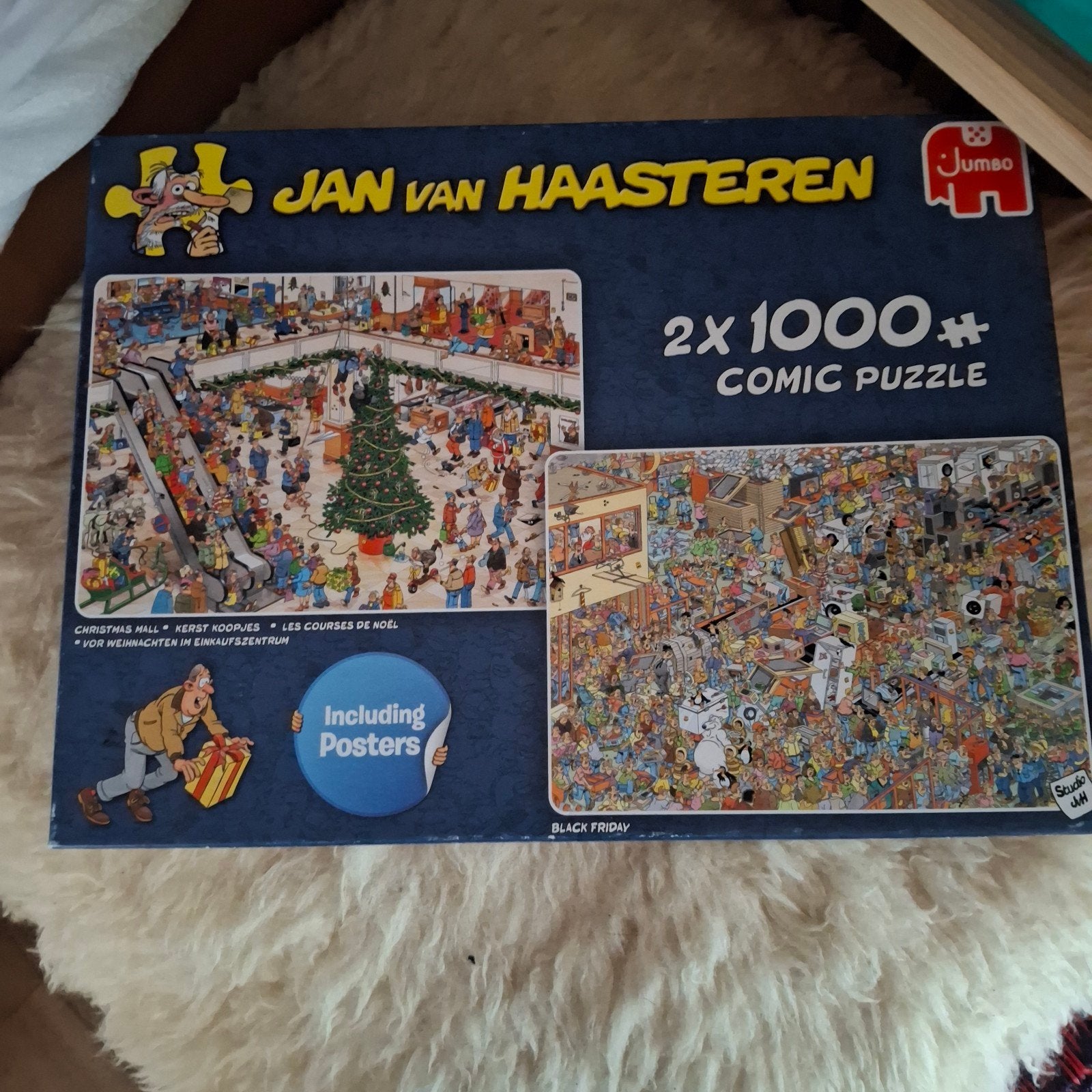 Jan van Haasteren Puzzels: 4x 1000 stukjes, Ophalen of Verzenden, 500 t/m 1500 stukjes, Zo goed als nieuw