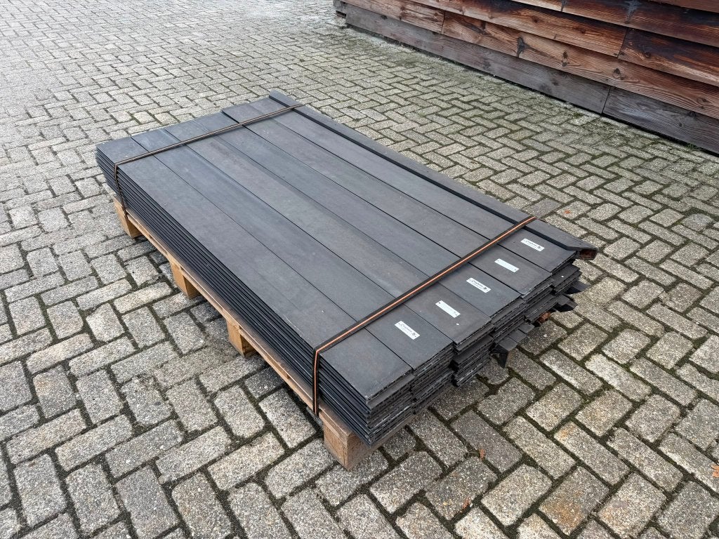 composiet schuttingplanken Elephant, zwart, planken, Ophalen, Minder dan 25 mm, Nieuw, Plank