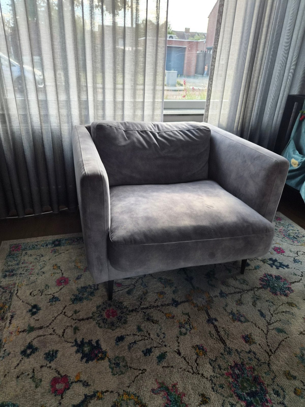 Comfortabele fauteuil - 90x90x75 cm - Zeer goede staat, Ophalen, Modern, Comfortabel, 75 tot 100 cm, Zo goed als nieuw