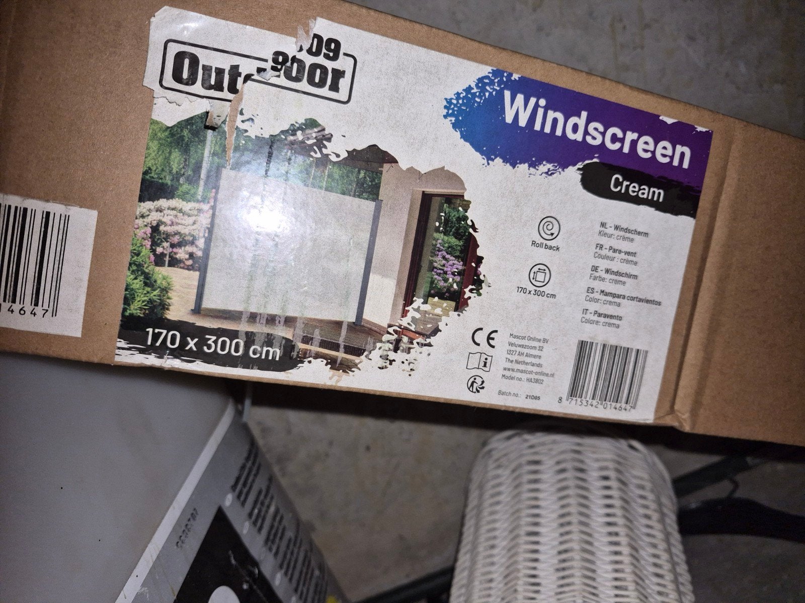 tuinscherm, Tuin en Terras, Opvouwbaar, Minder dan 4 meter, Nieuw, Overige typen