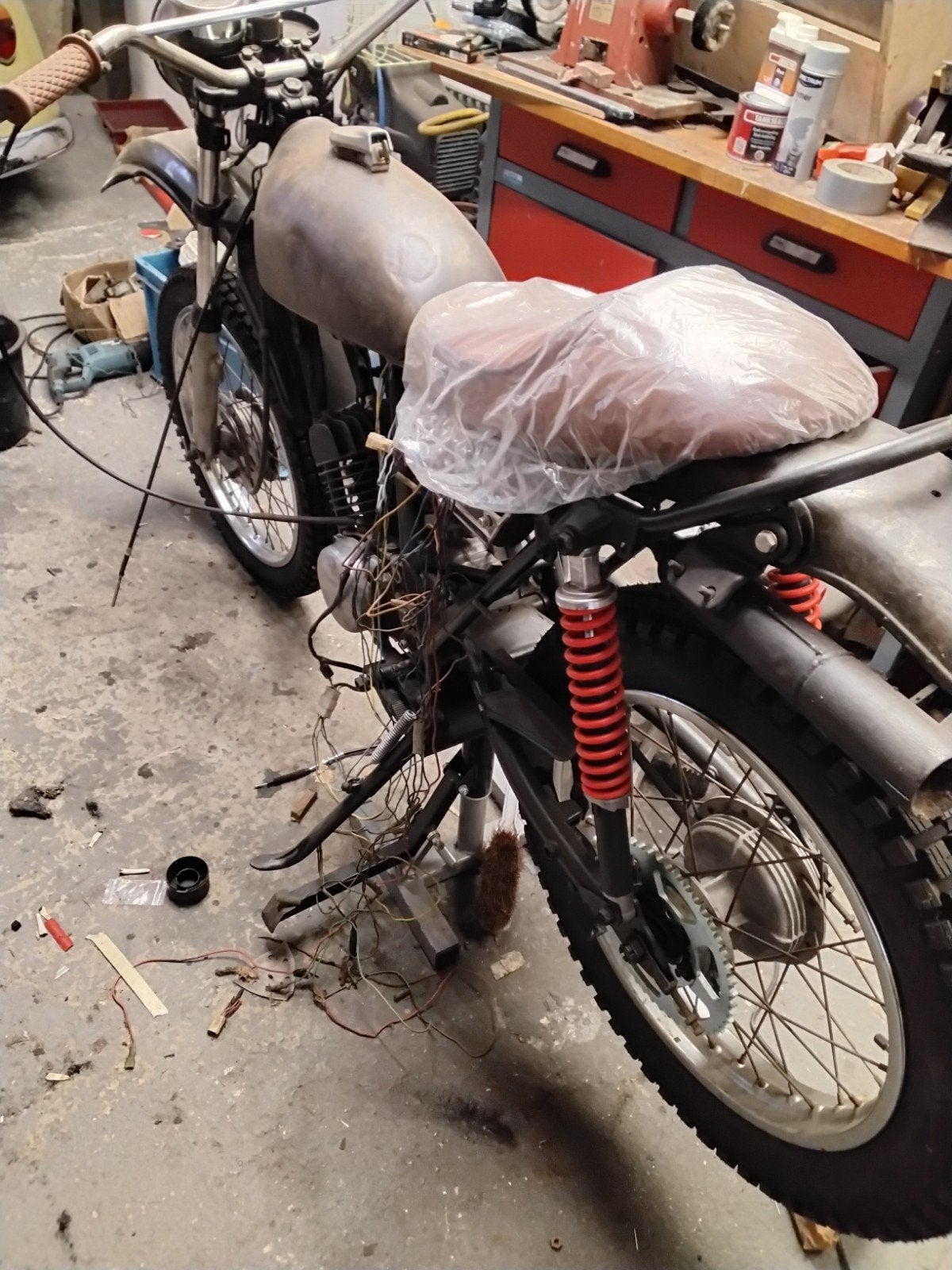yamaha dt 175 1974  onderdelen., Ophalen