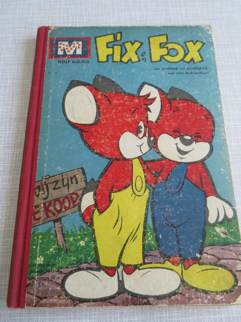 FIX EN FOX ROLF KAUKA INGEBONDEN 1961, Gelezen, Rolf Kauka, Ophalen of Verzenden, Meerdere stripboeken