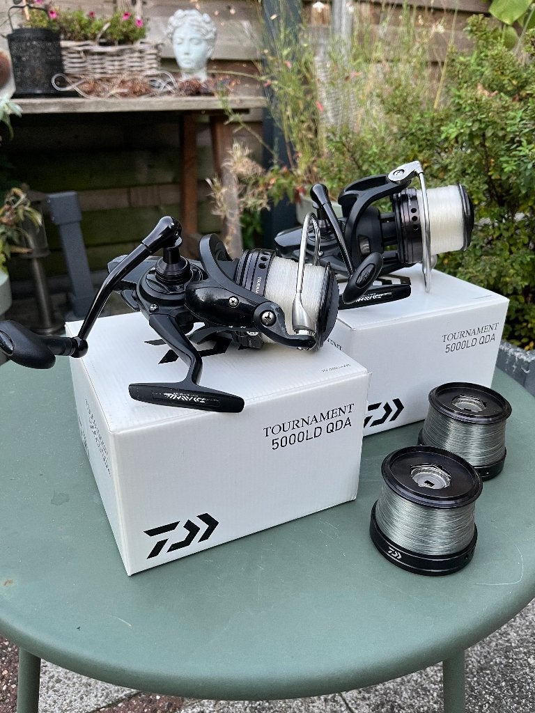 2x Daiwa Tournament molens, Ophalen of Verzenden, Gebruikt, Molen