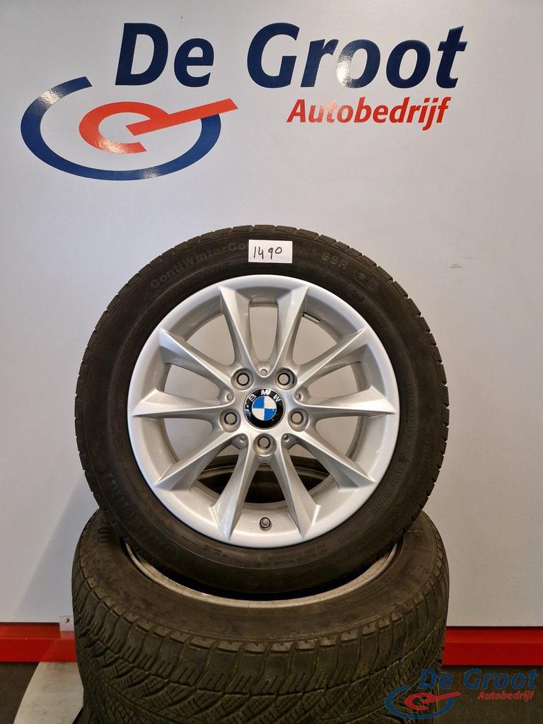 Winterwielen / winterbanden 205/55/16 BMW 1-serie., Ophalen, Gebruikt, -, Banden en Velgen