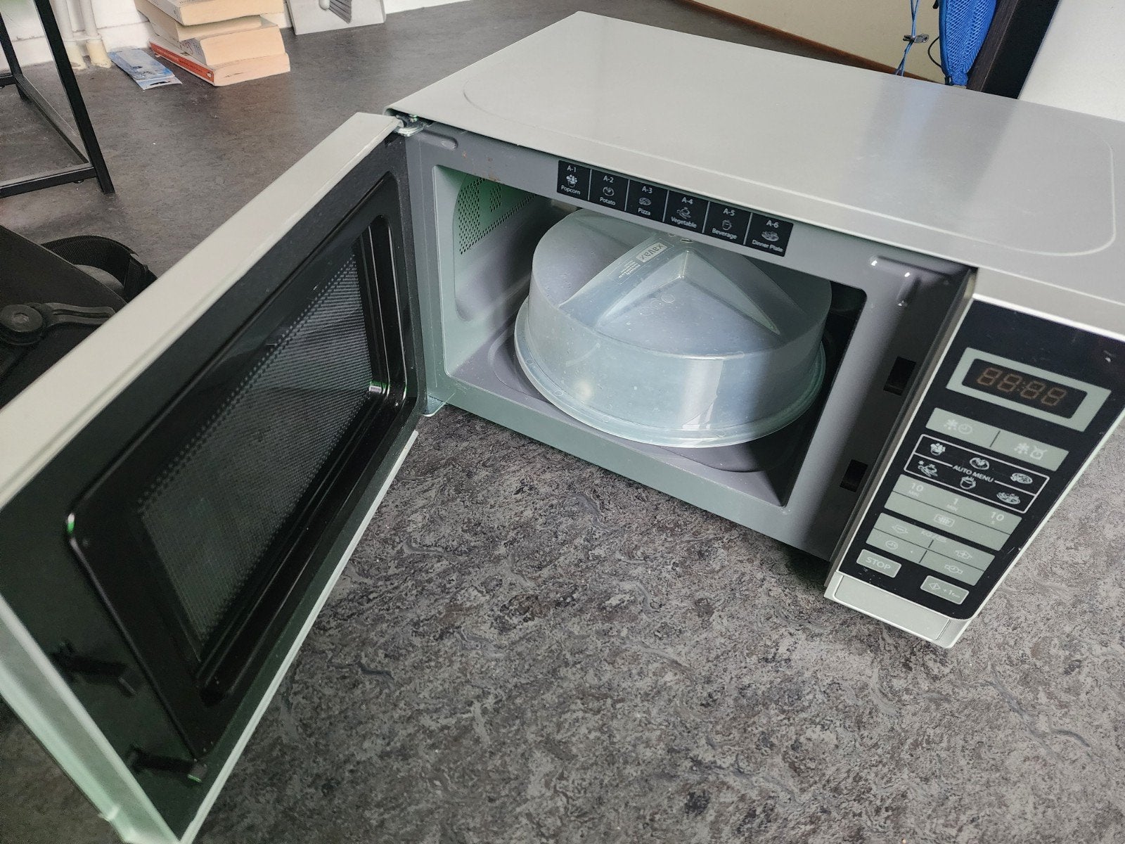 Microwave, Ophalen, Gebruikt
