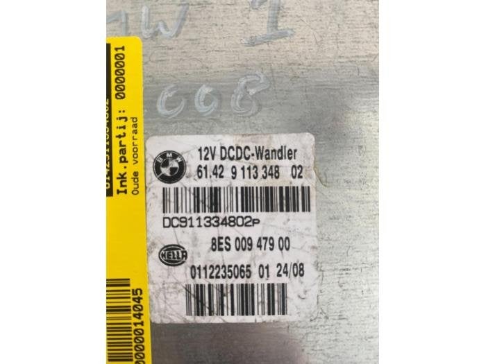 DC/DC converter van een BMW 1-Serie, Gebruikt, -, -, 3 maanden garantie