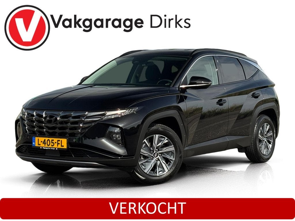 Hyundai Tucson 1.6 T-GDI HEV 230 PK Comfort ✅ Trekhaak ✅, Stof, Gebruikt, Euro 6, 4 cilinders