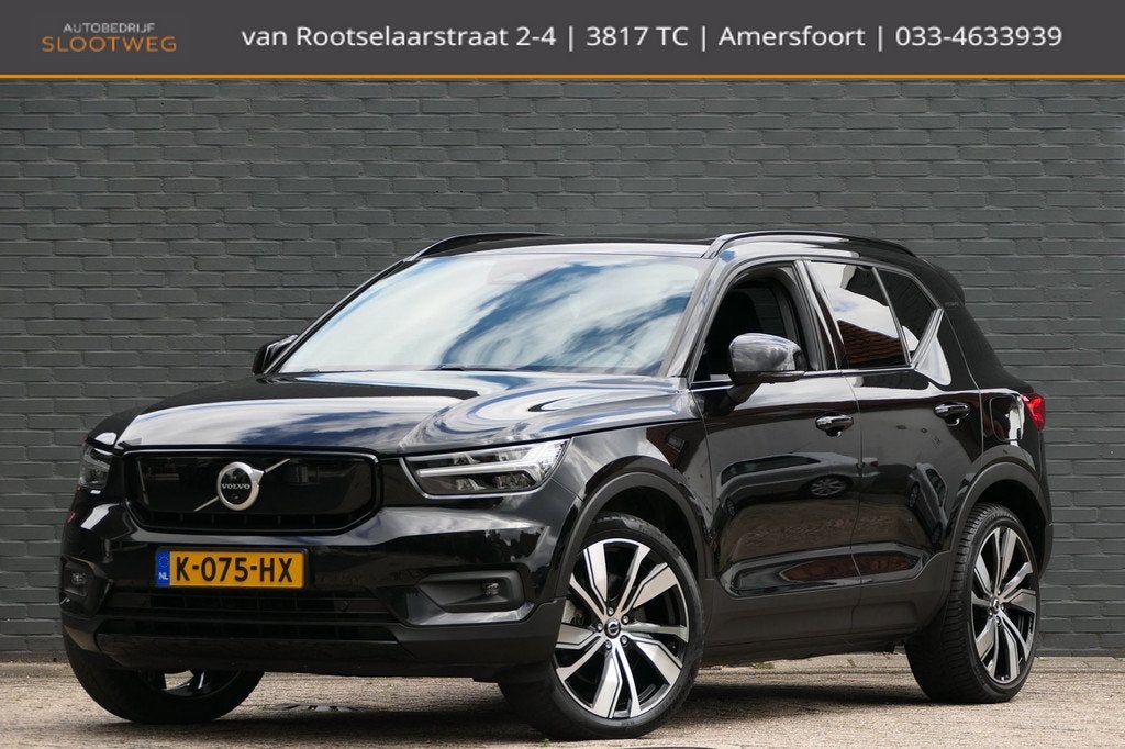 Volvo XC40 Recharge P8 AWD R-Design Leer | Panoramadak | War, Auto's, Volvo, Bedrijf, Te koop, XC40, 360° camera, 4x4, ABS, Achteruitrijcamera