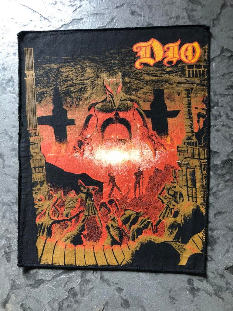 Dio vintage Back patch Last in Line 80 er jaren, Ophalen, Zo goed als nieuw, Gebruiksvoorwerp