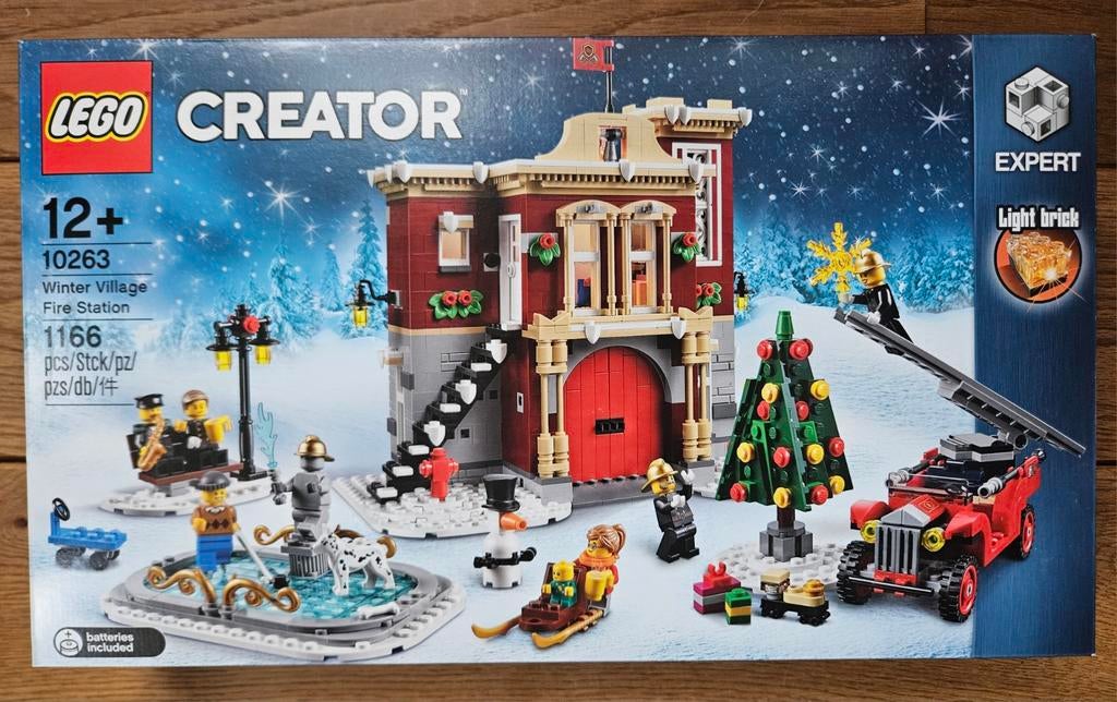 LEGO 10263 Creator Expert Winter Village Brandweerkazerne, Lego, Nieuw, Ophalen of Verzenden, Ongeopend/sealed