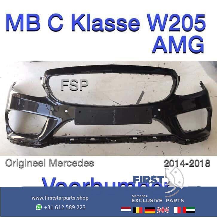 W205 AMG Voorbumper Mercedes C Klasse C43 2014-2018 PDC Seda