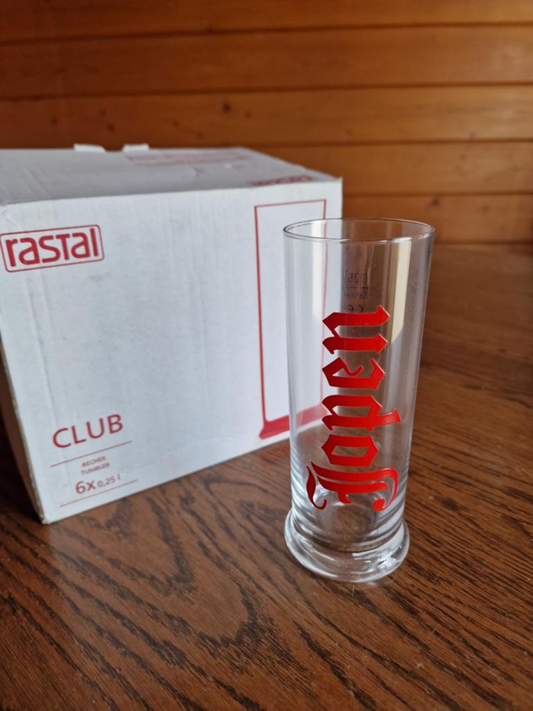 6x Jopen bierglas 0,25L, Ophalen, Nieuw, Overige merken, Glas