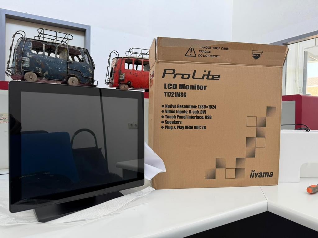 iiyama T1721MSC-B2 17" TN Touchscreen Monitor 80Hz 5ms, Computers en Software, Monitoren, ., Touchscreen, Ophalen of Verzenden